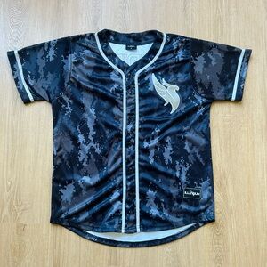 ILLENIUM Baseball Jersey Illenials Camo Reflective Jersey Medium